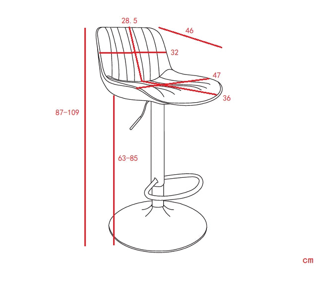 Sgabello da bar girevole altezza regolabile schienale ergonomico in velluto marrone