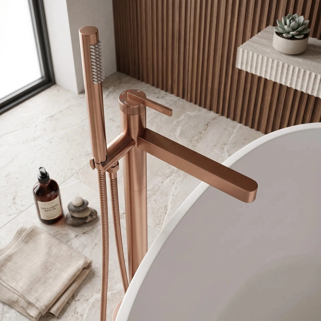 Rubinetto Indipendente Rea Grace Brush Copper
