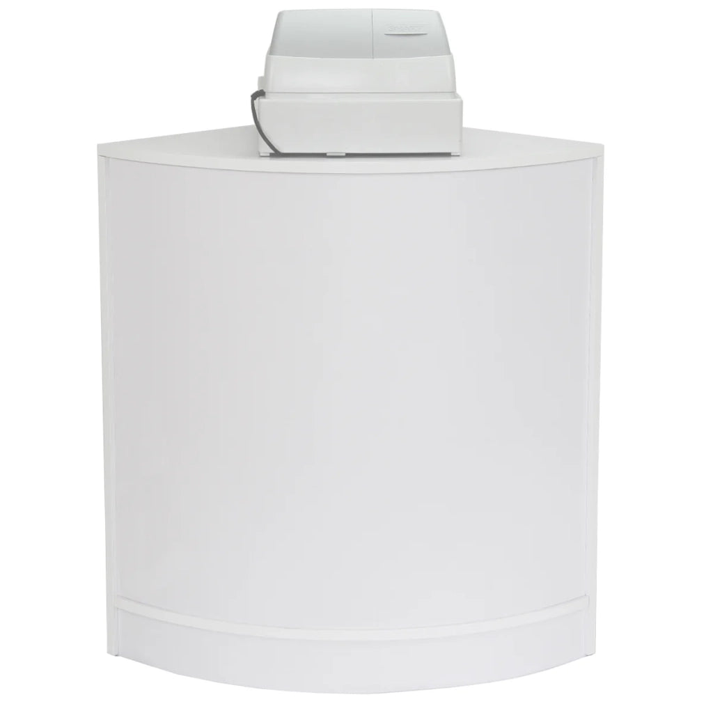 Set Gemini con 3 Banconi Negozio e Reception Bianco Brillante Elegante Solidi