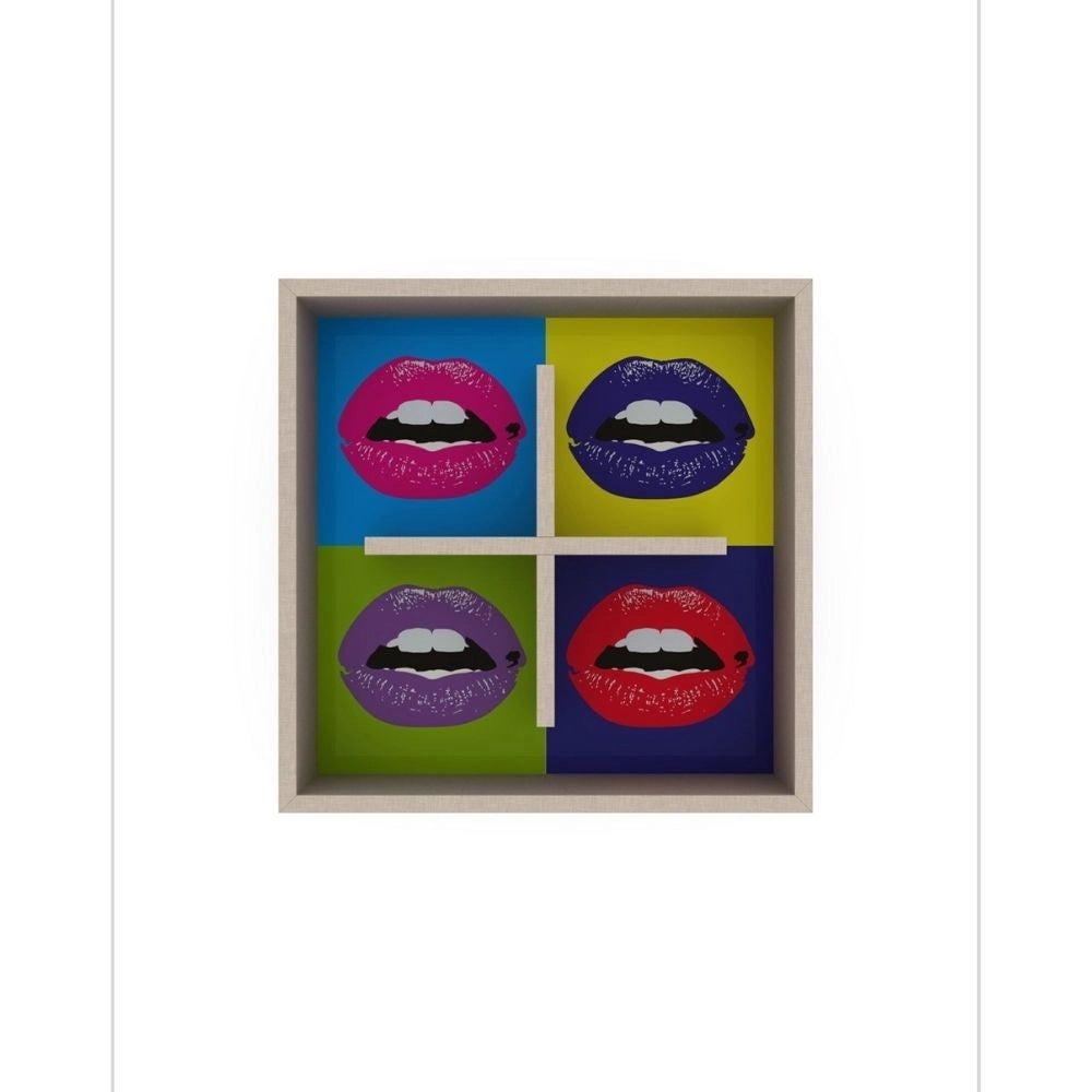Libreria pensile Kiss 60x60x16 cm