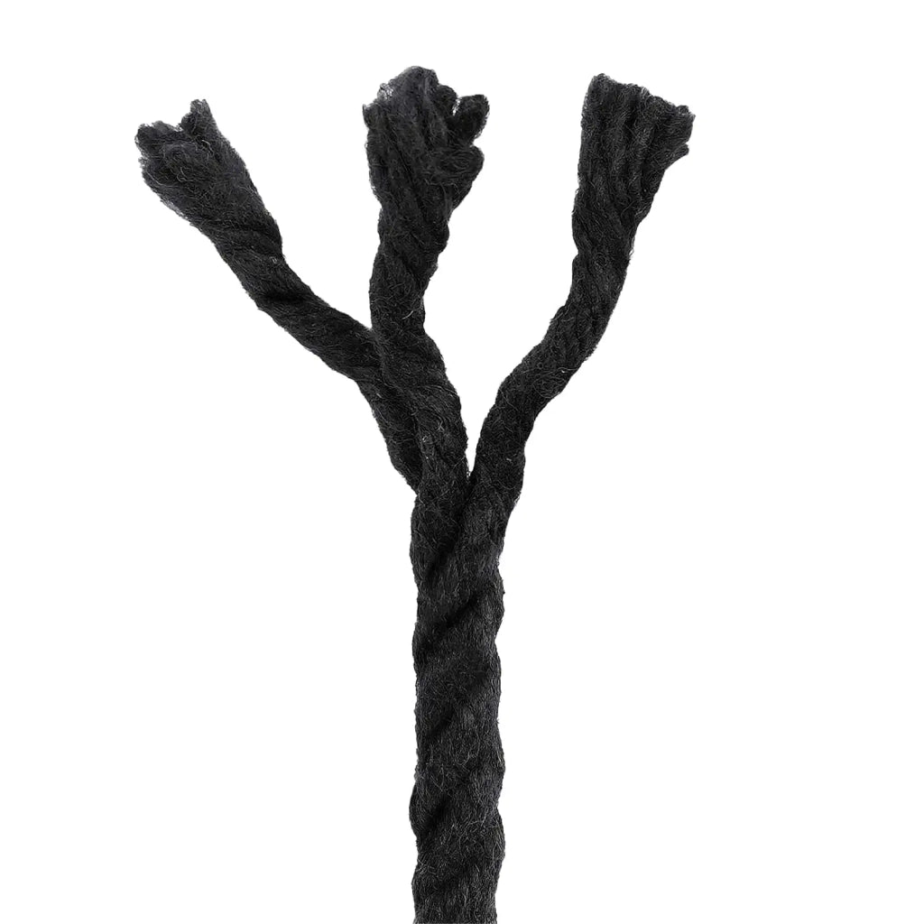 Corda | Fune Nero 0,8 x 0,8 x 25000 cm Cotone