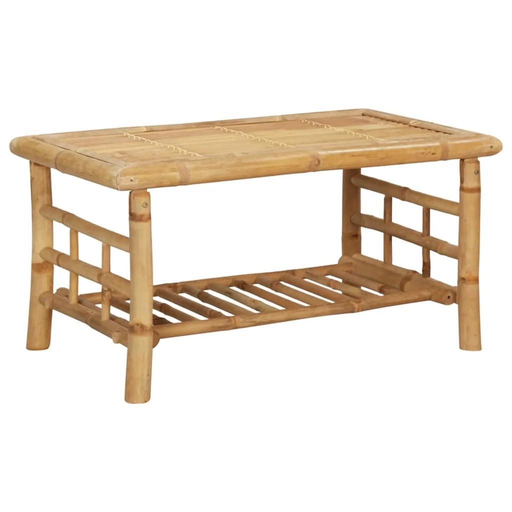 Set Divani da Giardino 4 pz con Cuscini in Bambù 43159
