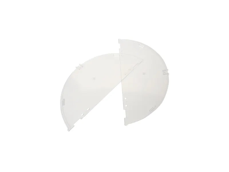 Coppia coperchi in plexiglass trasparente per smielatore 2/4, 3/6, 9, 18 favi - Art. 283