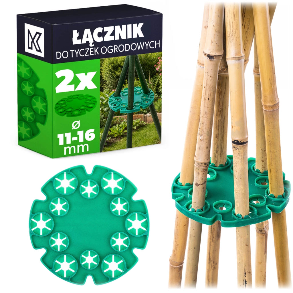 KADAX Set 2 supporti per tutori per piante