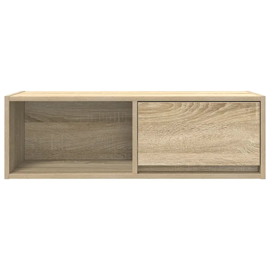 Mobili TV 2 pz-Set di 2 Credenza per TV Rovere Sonoma 80x31x25,5 cm in Legno Multistrato 430772