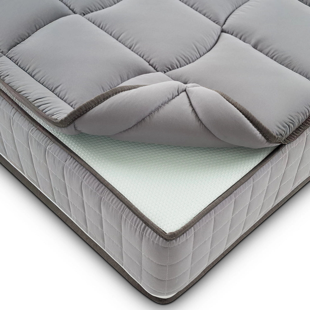 Materasso Piazza e Mezza 140x190 Molle progressive - Alto 27 cm - Ortopedico - Sfoderabile - con topper Memory in OMAGGIO