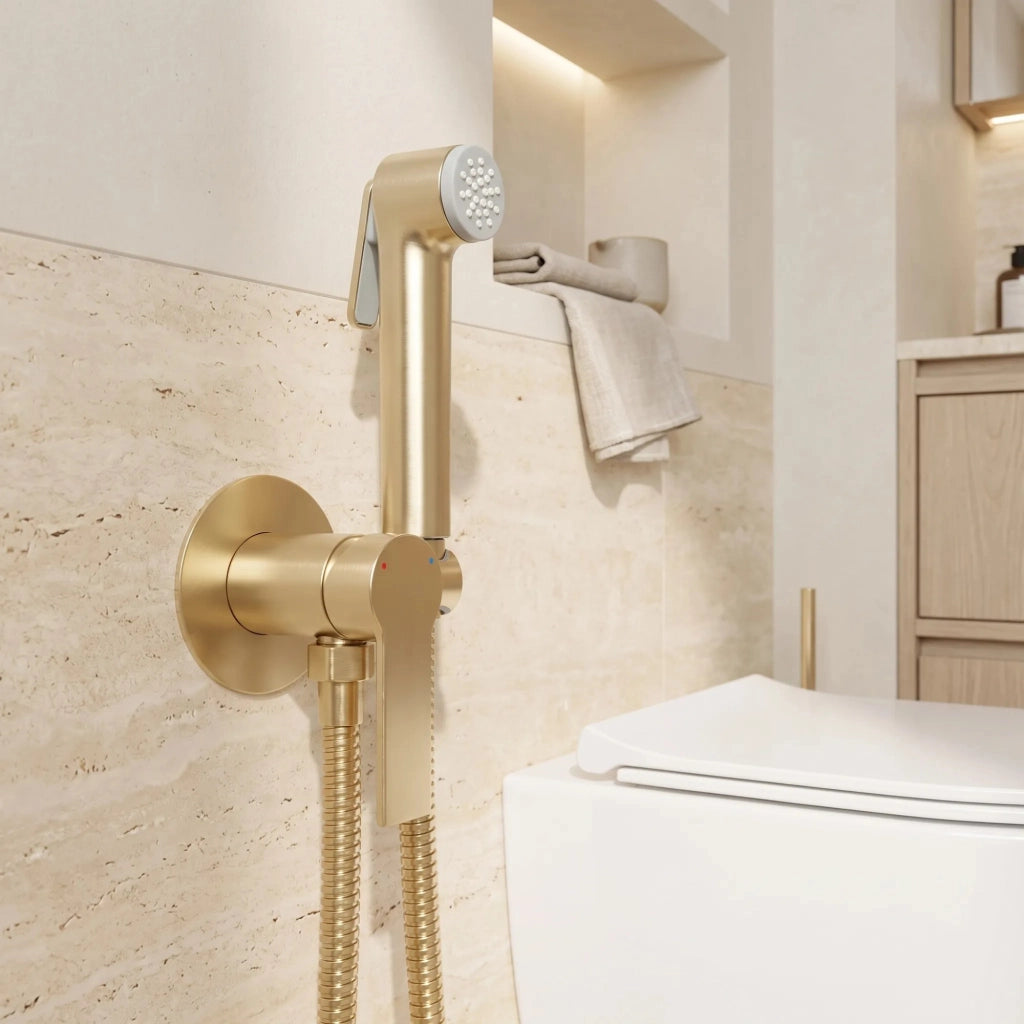 Rubinetto Bidet Rea Argus Brush Gold