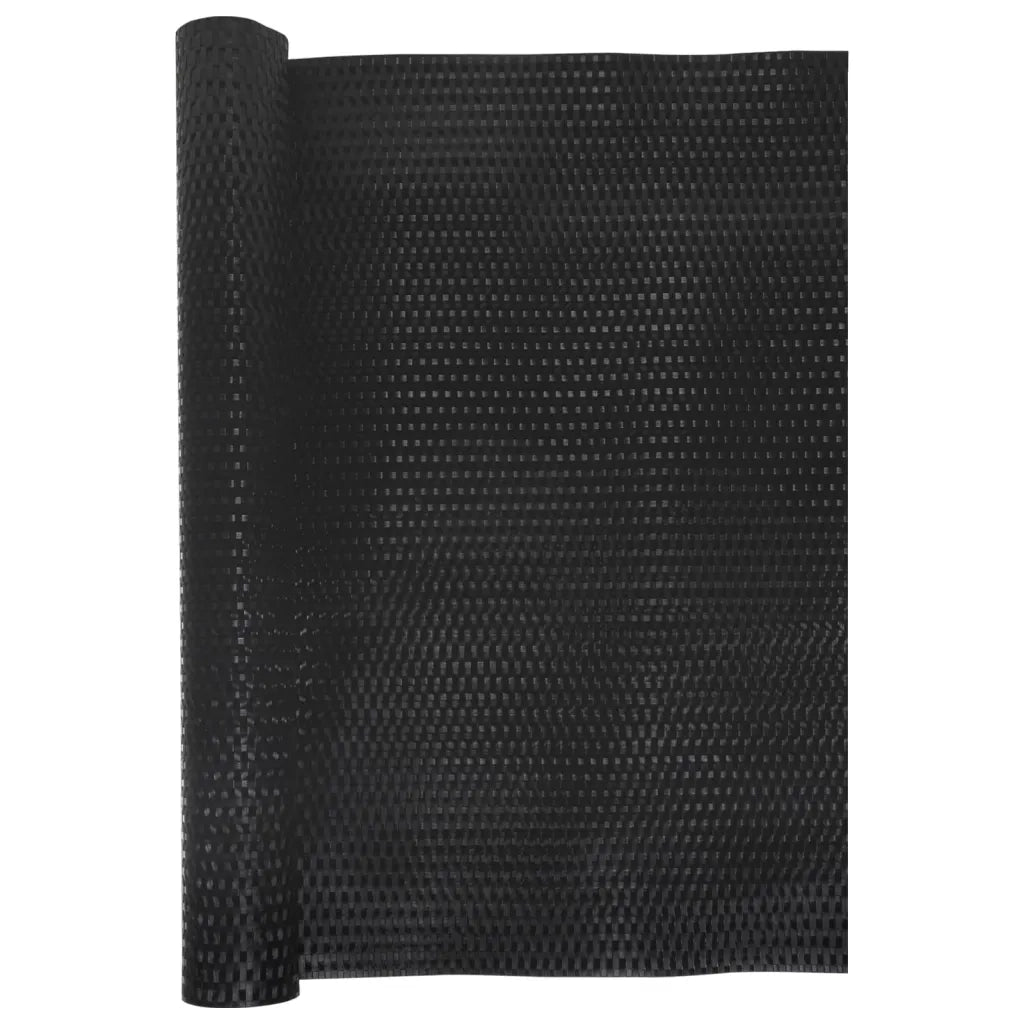 Paravento da Balcone Nero 300x90 cm in Polyrattan 156296