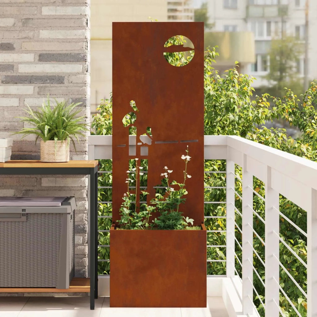 Schermo per privacy in giardino Ruggine 50 x 32 x 150 cm CFW2914054