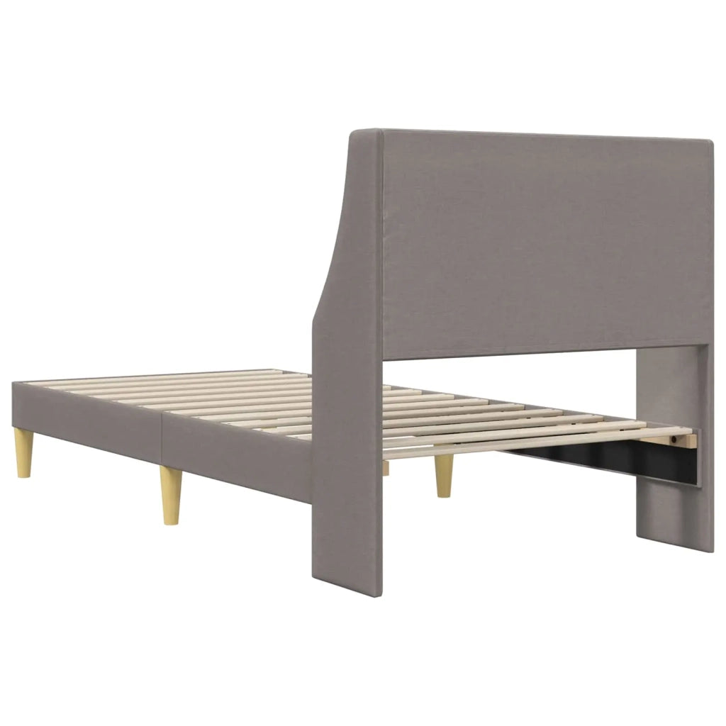 Letto singolo | Letto per adulti | Struttura del letto Tinta unita Talpa 90 x 190 cm Tessuto