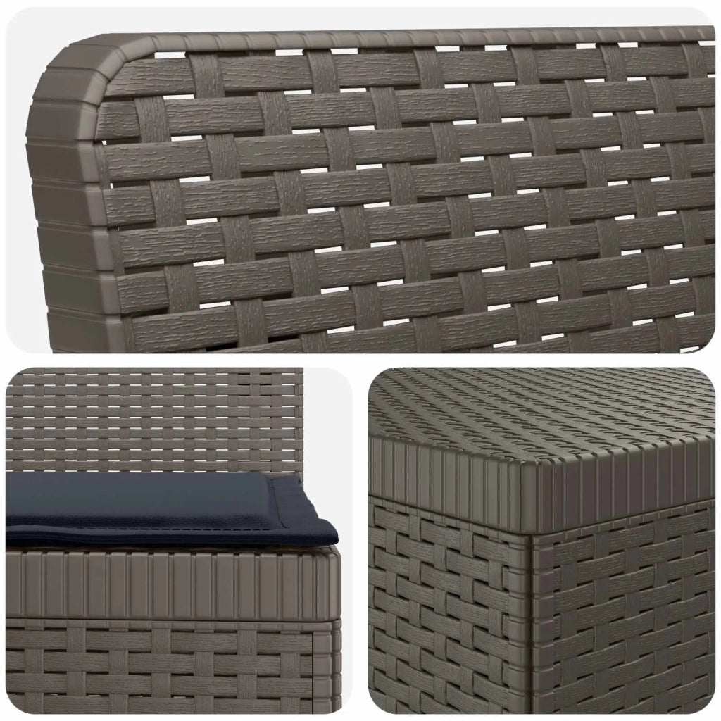 Divano da Giardino 5 Posti con Cuscini Stile Rattan PP 3443905