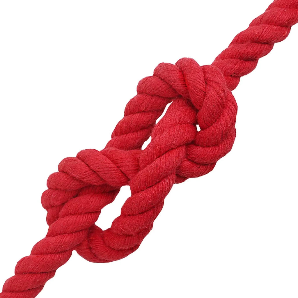Corda di Cotone 20 mm 50 m Rosso 100% Cotone 42011923