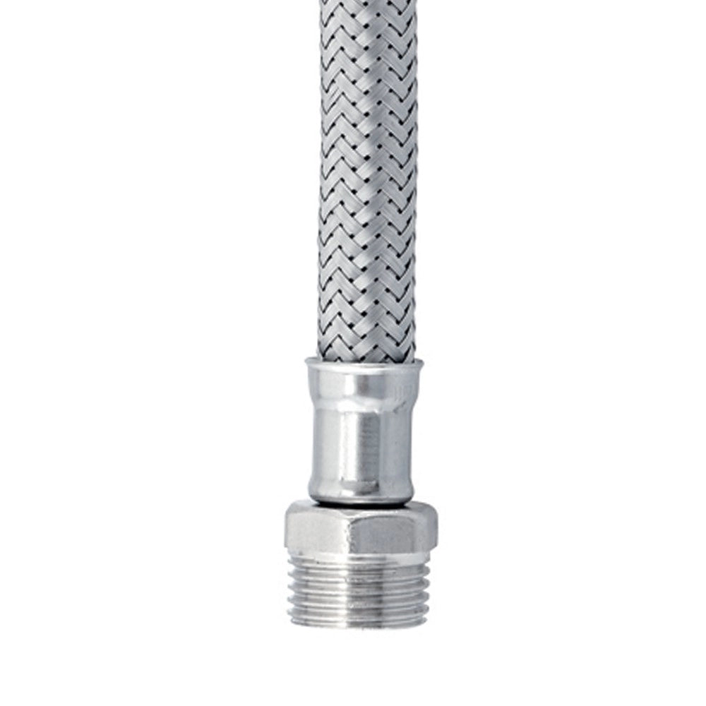 Flessibile in acciaio inox d 1/2" m