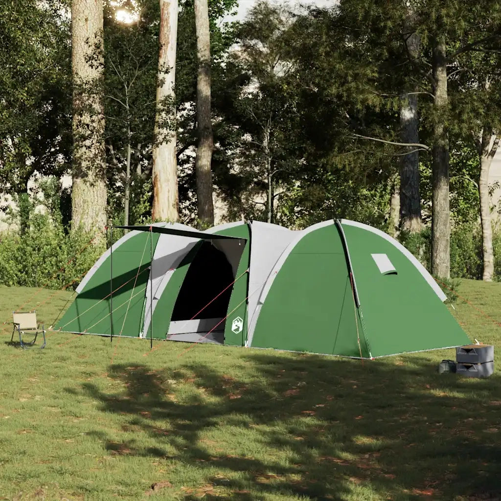 Tenda da Campeggio a Cupola per 8 Persone Verde Impermeabile 4009428
