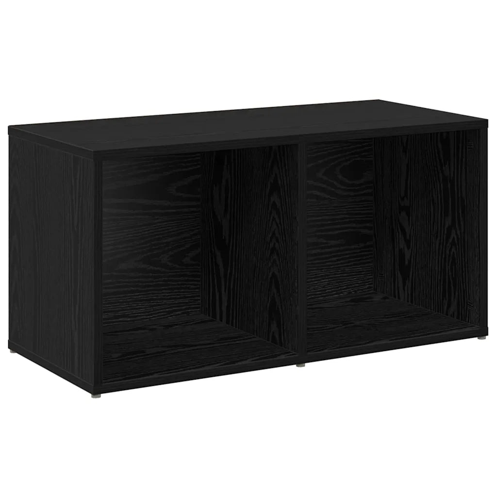 Set mobile TV 4 pz Rovere Nero Legno ingegnerizzato 3393529