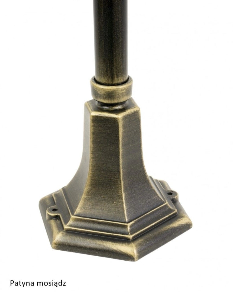 Lampada da giardino SU-MA Retro 115cm E27 nera IP43