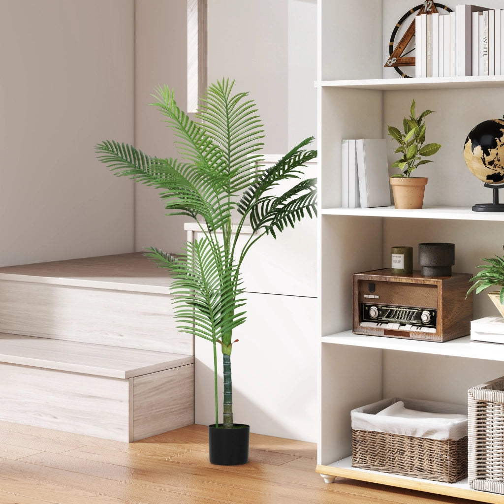 Palma Areca Artificiale ¨C Xylo ¨C 150 cm con Vaso Verde