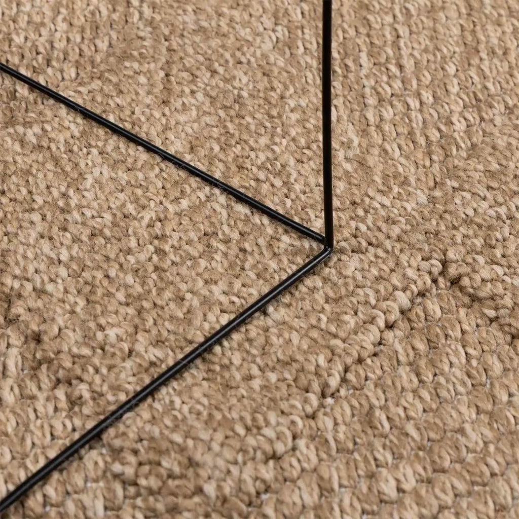 Tappeti per area AGIRA Naturale 170 x 120 cm Poliestere 42022549