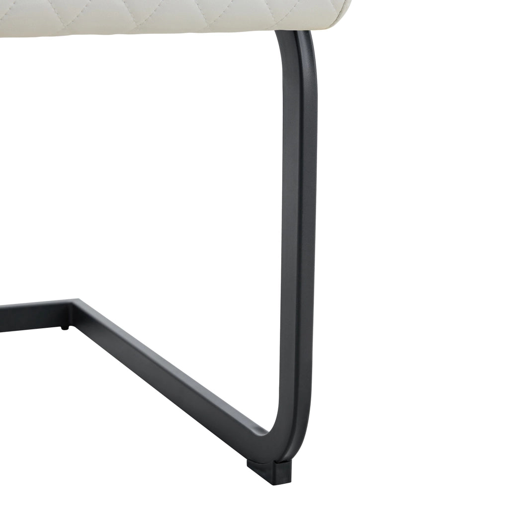 Set tavolo rotondo e 2 sedie in MDF, PU e metallo
