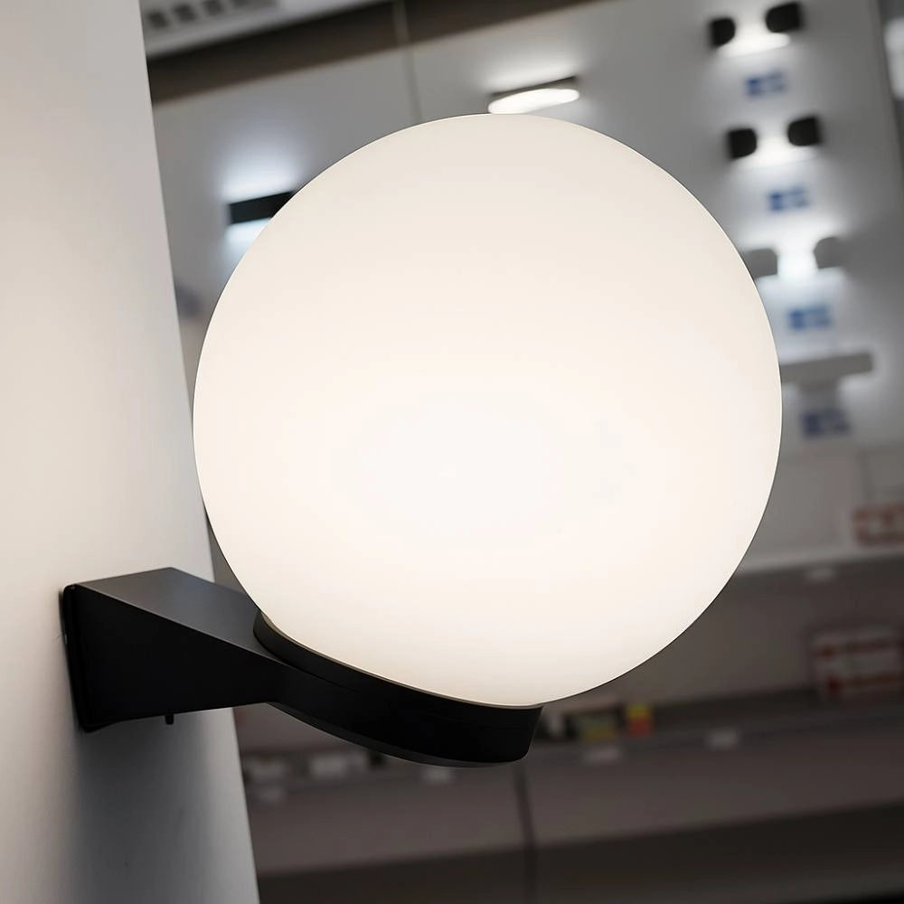 Globo acrilux sfera opale per lampioni montaggio a palo *** diametro 250 millimetri, confezione 1