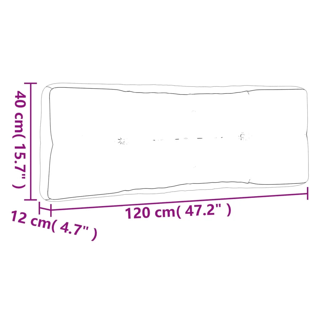 Cuscini per Pallet 5 pz | Cuscini per sedie Grigi in Tessuto