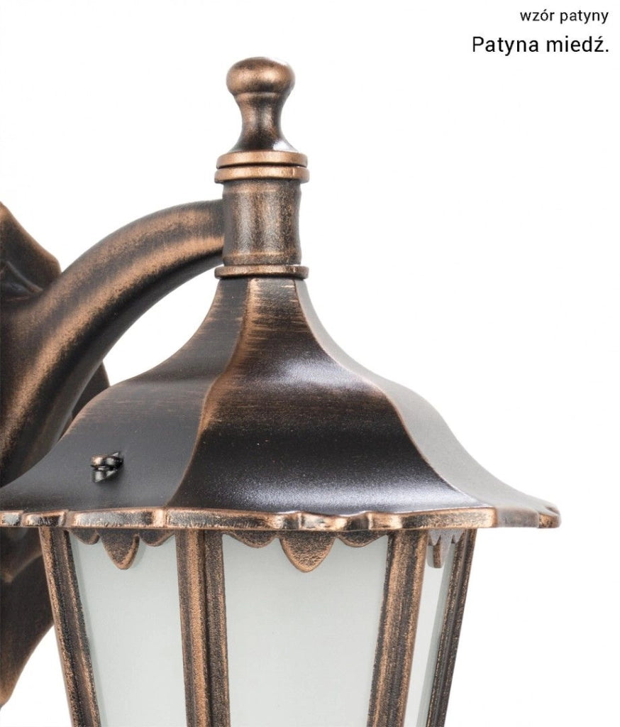 Applique esterna Retro nera 1 luce E27 IP43 SU-MA K3012