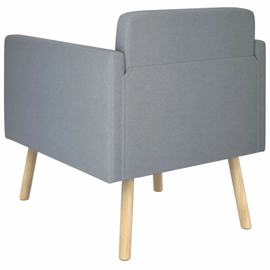 Sedia d'accento Grigio Chiaro Tessuto 42044782