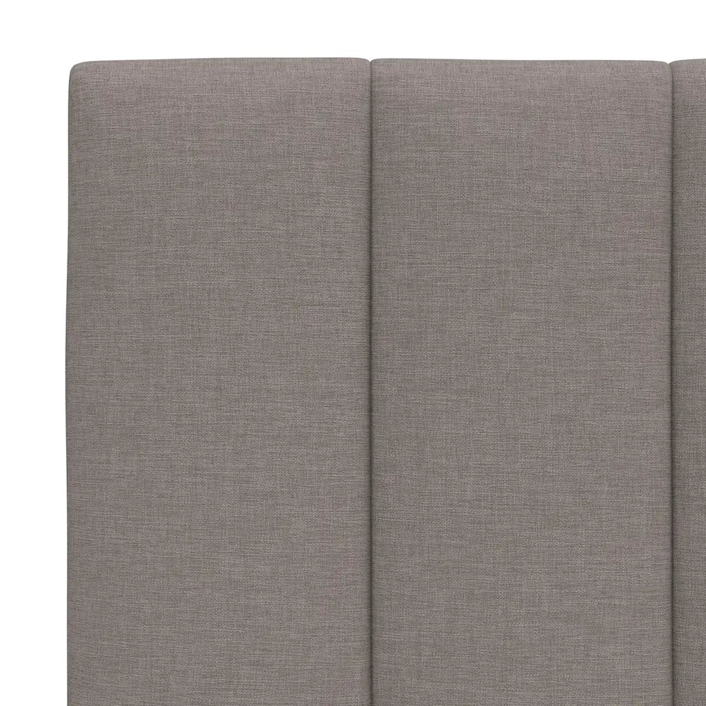Coussin de tête de lit Hanko taupe 200 cm tissu