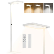 Lampada da Terra LED Dimmerabile - Xylo - Bianco 60x32x196cm con Telecomando