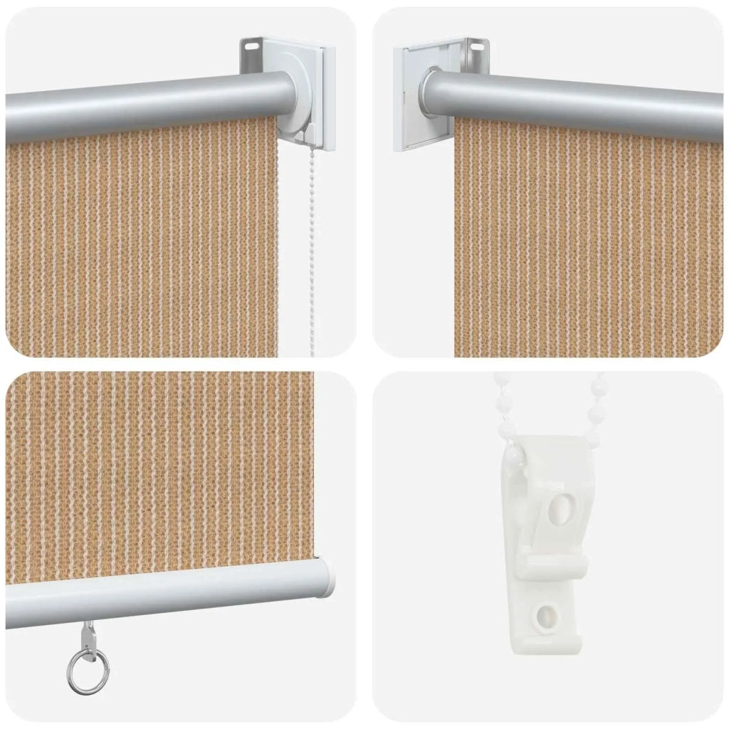 Tenda a Rullo per Esterni 65(L)x230(A) cm Beige 312588
