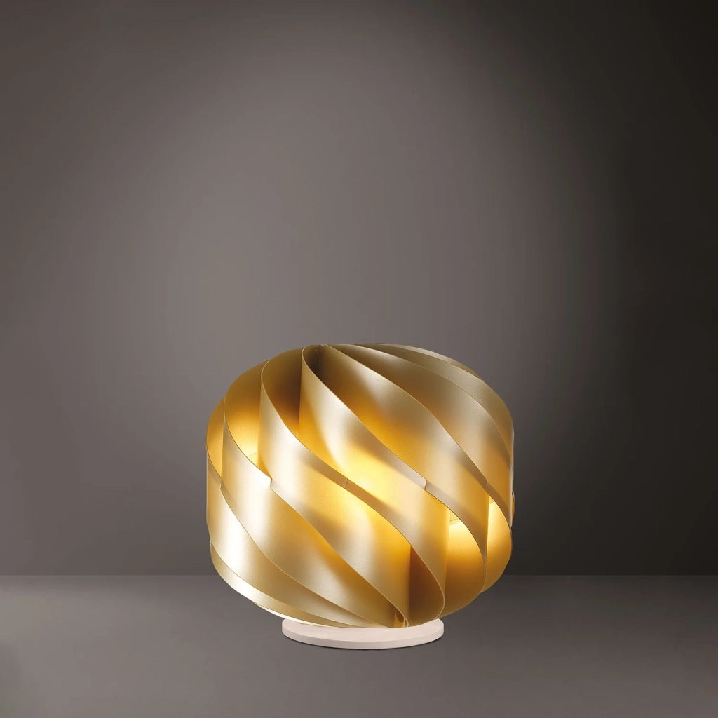 Lampada Da Scrivania Moderna Globe Polilux ® New Gold 1 Luce E27