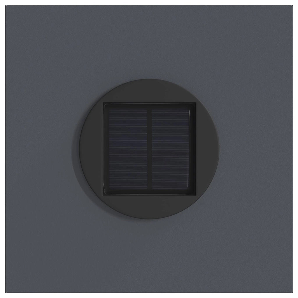 Faro LED solare per sentieri 2 pz Antracite CFW8072424