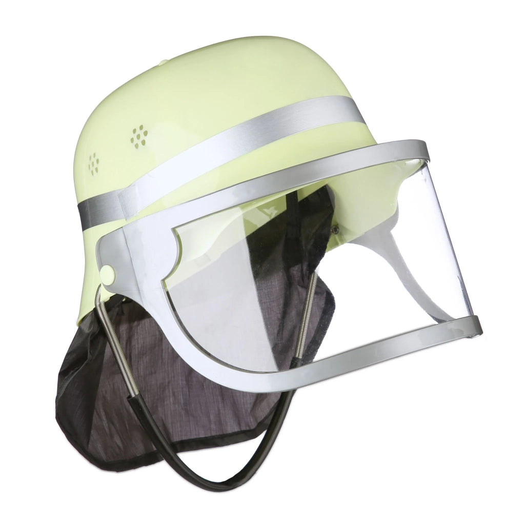 Casco da pompiere regolabile per bambini con visiera ribaltabile 24,5 x 22,5 x 28 cm in PP giallo 13_0014168