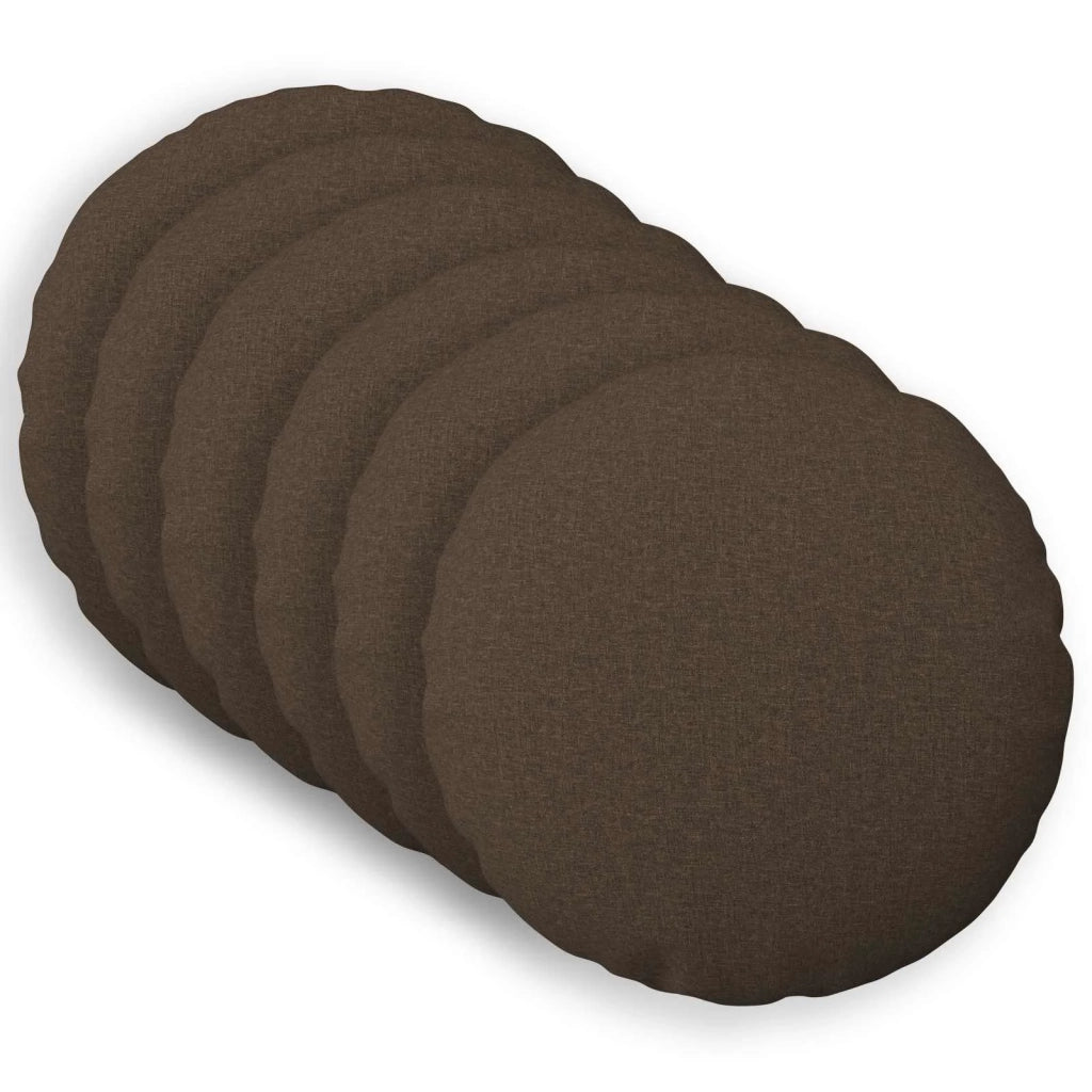Cuscino con cuscino HEERLEN 6 pz Tortora Tessuto 929314