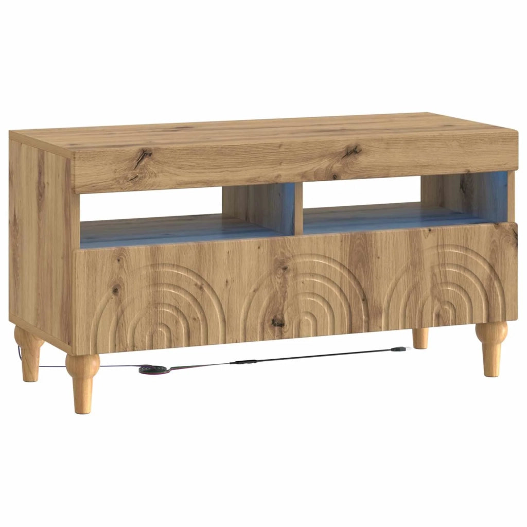 Mobile TV LED ALKMAAR 81 x 35 x 43 cm Rovere Artigianale 896344