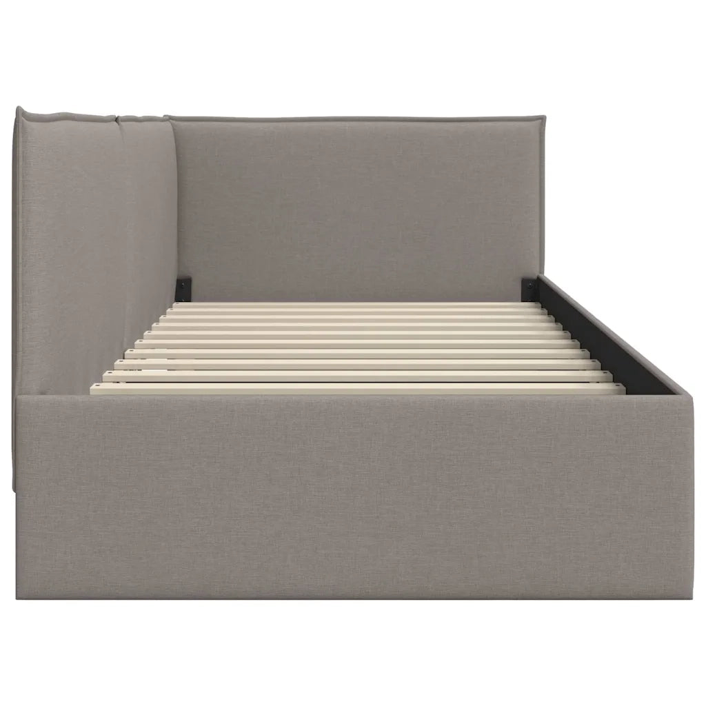 Cornice del letto ad angolo Talpa 90 x 190 cm Tessuto