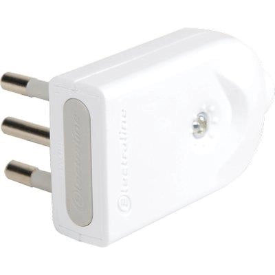 SPINA MOBILE ORIENTABILE ELECTRALINE - BIANCO 2P+T 10A- 25 pezzi