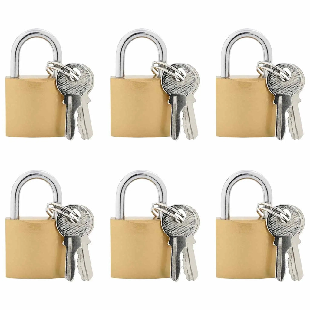 U Lock con Chiavi 6 pcs Ottone Ferro 42021891