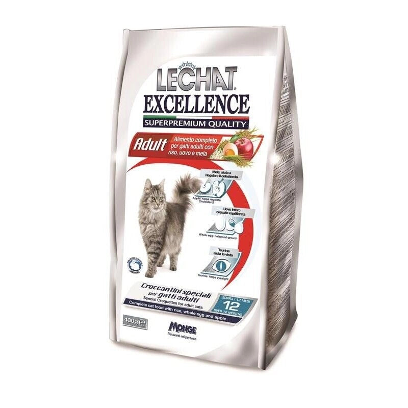 LECHAT EXCELLENCE SUPERPREMIUM CROCCANTINI 400 GRAMMI ADULT