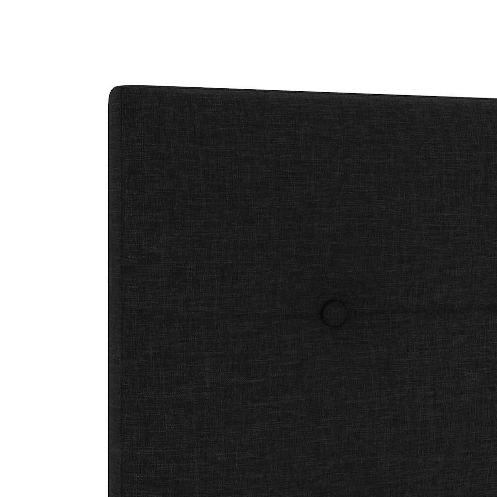 Testiera-Testata-Testiera Decorativa Nero 80 cm Tessuto