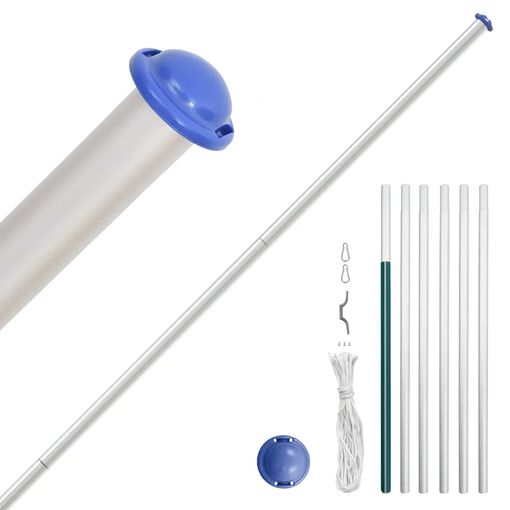 Asta e Bandiera Danimarca 6,08 m Alluminio CFW8265264