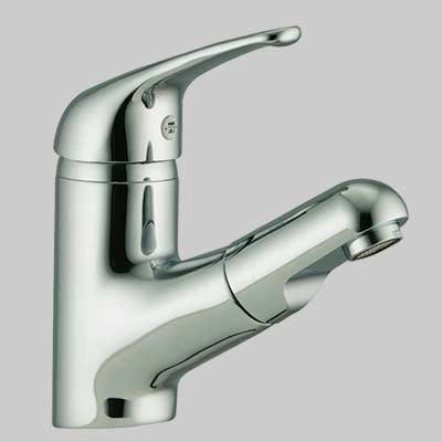 MONOCOMANDO LAVABO DOCCETTA ESTRAIBILE  Cromo     PORTA & BINI