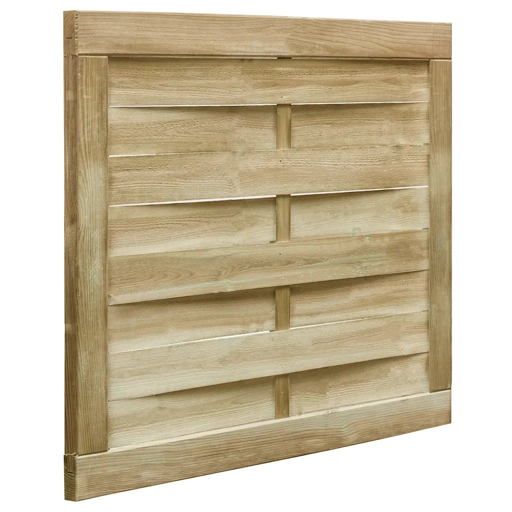 Cancello da Giardino in Legno di Pino Impregnato 100x75cm Verde 45308