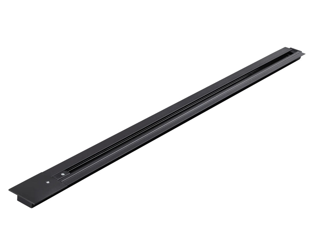 Binario Link Nero 200 Cm IP20 Altezza 1,95 Cm Finitura Plastica Alluminio Ideal Lux