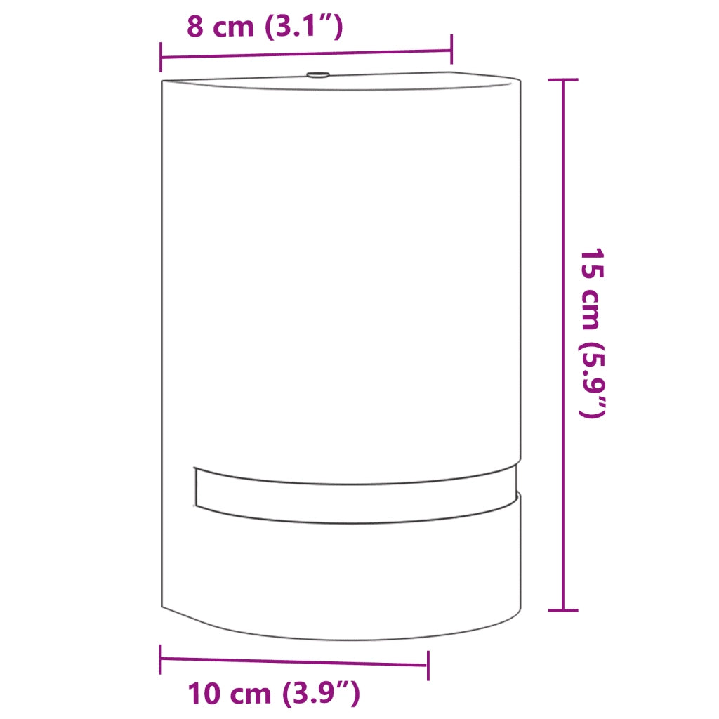 Applique per Esterni Nera in Alluminio Pressofuso 4006330