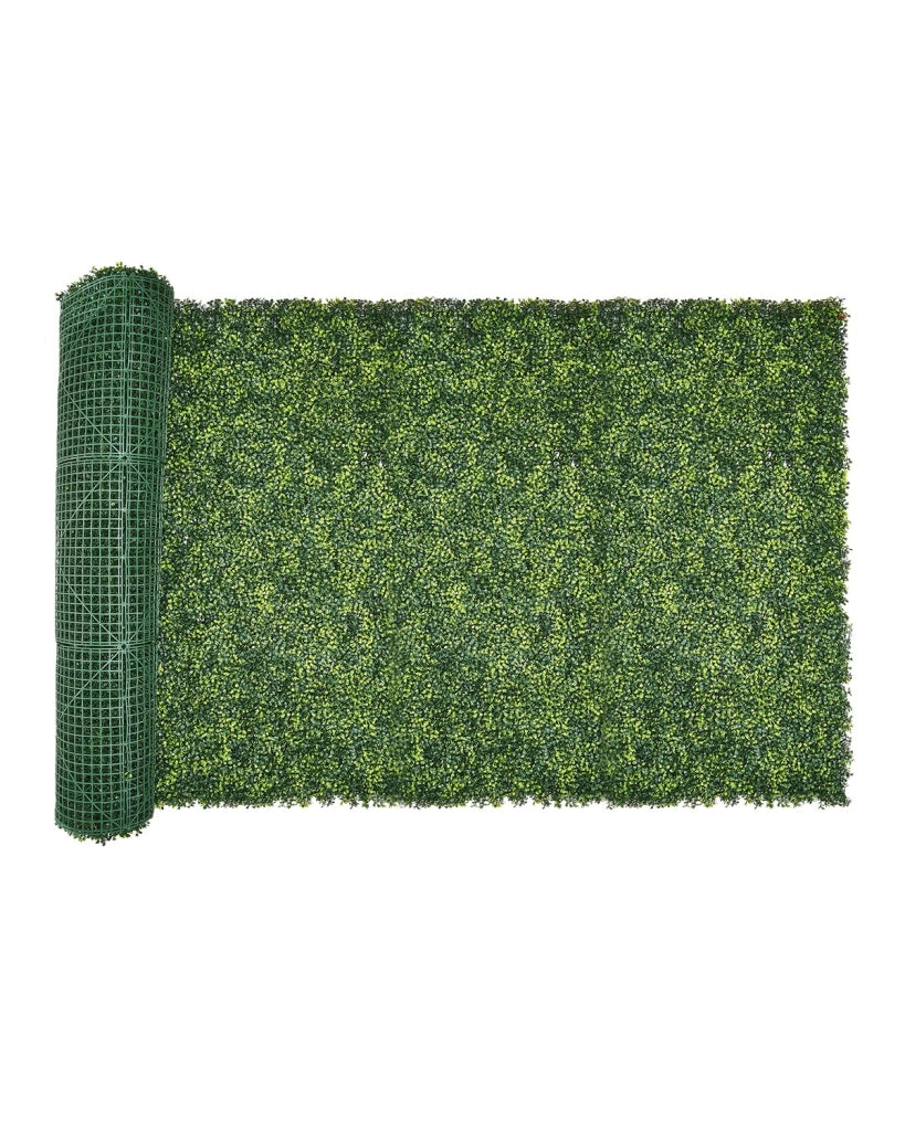 Parete Vegetale Artificiale in PE Verde 3000 x 1000 mm, Siepe Finta per Giardino e Balcone, Facile da Montare JNP02201