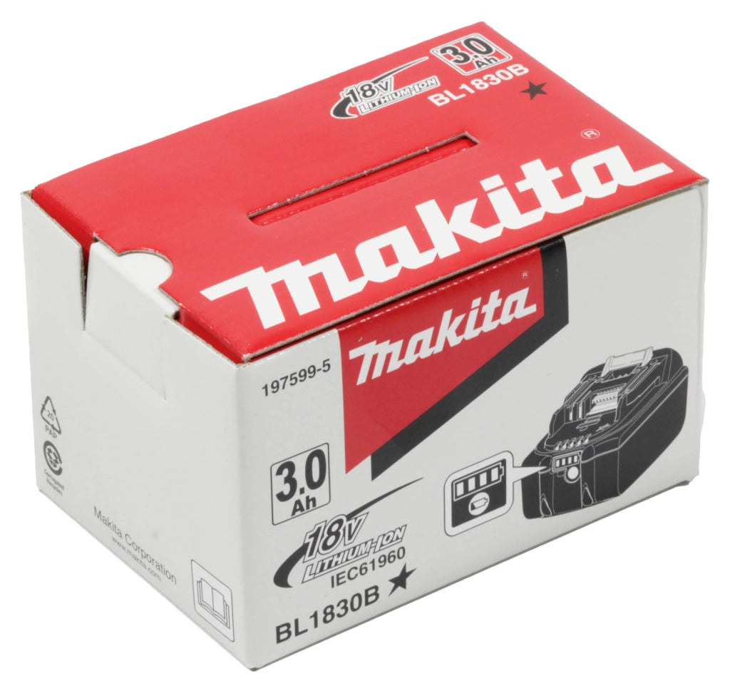 Batteria di Ricambio BL1830B Makita 18V 3,0AH