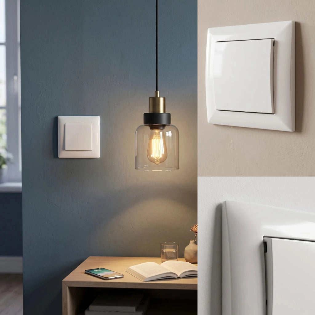 Interruttore Singolo Oste Jnh006-w White