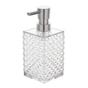 Dispenser Sapone Bianco Trasparente in Plastica AS