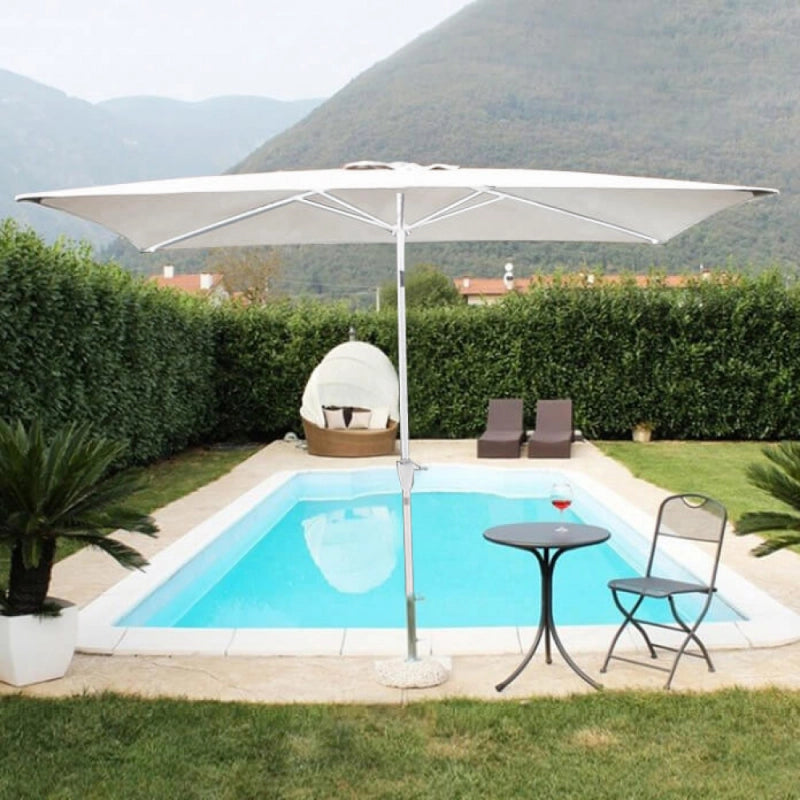 OMBRELLONE POLY ECO 2 X 3 BIANCO